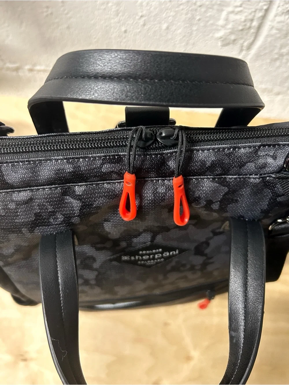 Sherpani Dispatch Women’s Black Camo Convertible Backpack Tote - Dream Camo NWOT